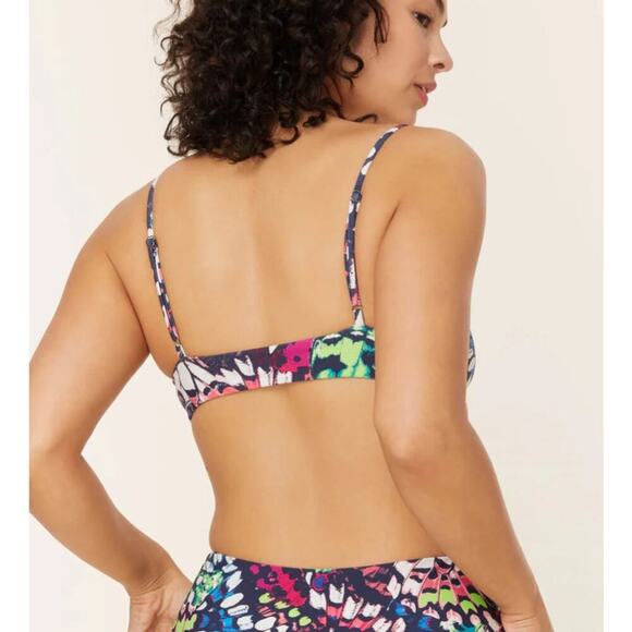 Andie Swim The Molokai Bikini Top in Butterfly Print Brand Size XL NWT - Picture 4 of 9